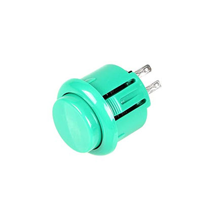 EG STARTS 12x 24mm OEM Arcade Push Buttons Switch Perfect Replace for Sanwa OBSF-24 OBSC-24 OBSN-24 Push Button DIY Fighting Stick PC Joystick Game Part (Each Color of 2 Pieces)