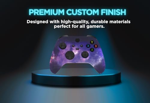 Stealth Controllers Wireless Controller for Xbox Series S, Xbox Series X, Xbox One - Soft Touch Feel - Custom Series S/X Controller (Purple Galaxy) - color: Purple Galaxy