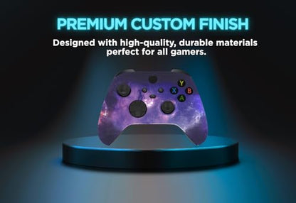 Stealth Controllers Wireless Controller for Xbox Series S, Xbox Series X, Xbox One - Soft Touch Feel - Custom Series S/X Controller (Purple Galaxy) - color: Purple Galaxy