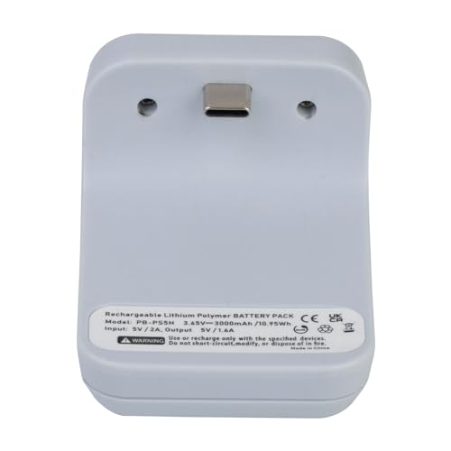 Batmax 3000mAh External Battery Pack for Sony PS5 Controller LIP1708 Battery PlayStation 5 DualSense CFI-ZCT1W Wireless Controller