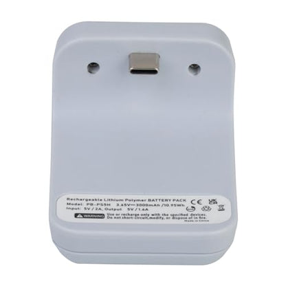 Batmax 3000mAh External Battery Pack for Sony PS5 Controller LIP1708 Battery PlayStation 5 DualSense CFI-ZCT1W Wireless Controller