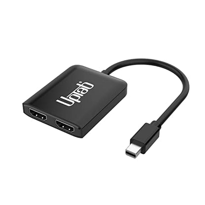 Mini DisplayPort to Dual HDMI 4K@60Hz Adapter Multi-Stream Transport (MST) Hub, DP to 2X HDMI 2.0