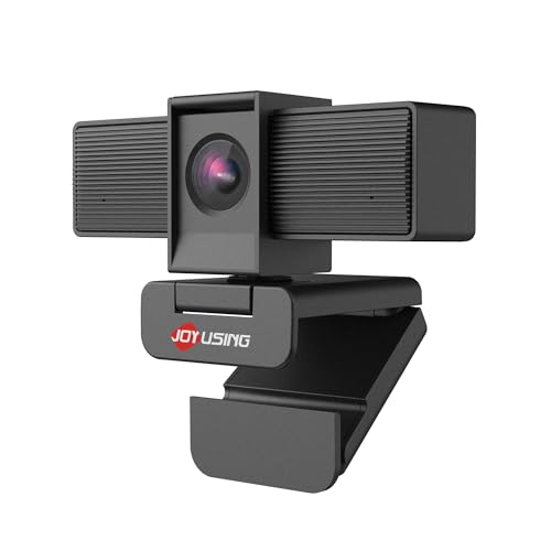 JOYUSING Flip600S 4K Webcam for PC, Ultra HD Webcam with tripod, PDAF Autofocus, Noise-Cancelling Mics, 79° FOV, Auto Light Correction, Privacy Cover, for Conference, Streaming, Zoom/Teams/Google Meet
