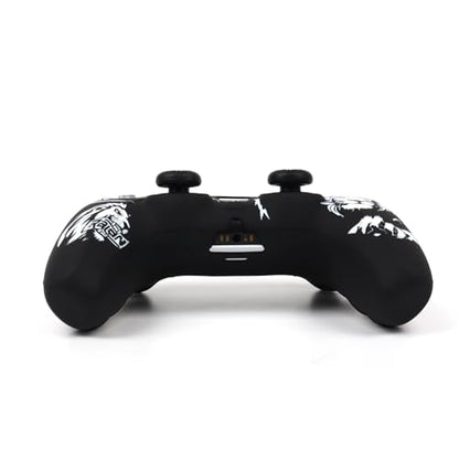 Lion Controller Skin Cover Compatible with PS5/Playstation 5 Controller, RALAN Protector Case Customised Thumb Grip - color: Lion Black White