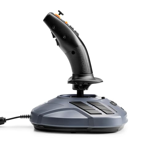 Thrustmaster SimTask FarmStick 3-Axis Farming Simulator Joystick - PC | Plug and play for FS25, 33 programable inputs, thumbwheel, mini-stick, triggers, rocker switches, H.E.A.R.T sensors - style: Farmstick | PC