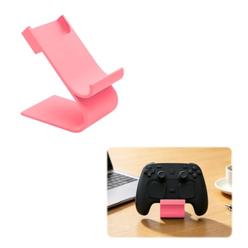 Controller Stand Compatible with Steam Controller 2 and Puck, Desktop Display Holder, Organizer for Gaming Setup (Black)