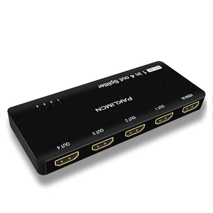 HDMI Splitter 1x4, 4K 60Hz 1 in 4 Out HDMI Duplicator/Switcher, 4Kx2K 30Hz 4:4:4 & 60Hz 4:2:0, HDR Compatible for Fire Stick, PS5, Xbox Series X, PC, Home Theater, Not A Switch(4K 1in4 Out)