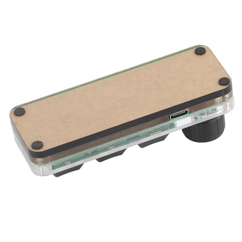 Mini Mechanical Keyboard, Programmable USB Macro Pad, RGB Backlight Gaming Keypad with DIY Programming and Knob Control