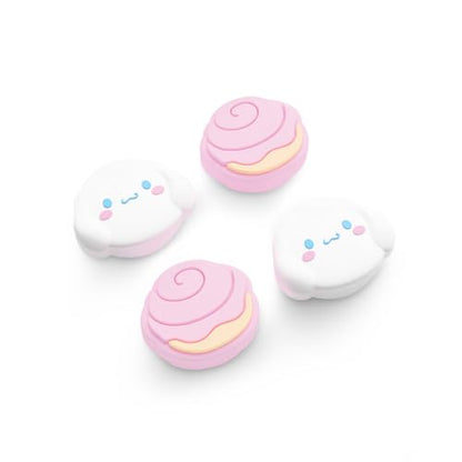 Kuitmor Thumb Grip Caps Compatible with Nintendo Switch 2, Silicone Joystick Grip Caps for Switch 2025, 4pcs, Cute Dog Style, Pink & White - color: Cinnamoroll(Pink & White)