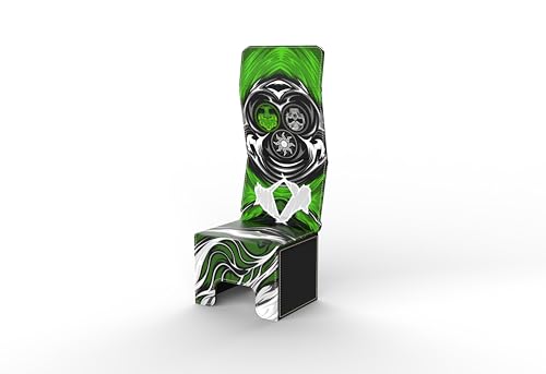 Vault- TCG/MTG 100+ Card Color Combo Deck Box (White/Black/Green) - color: White/Black/Green