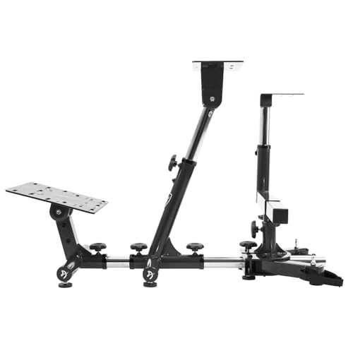 Arozzi Velocita Universal Racing Simulator Cockpit Compatible with Most Racing Sim Gear and Gaming Chairs Collapsible Telescopic and Portable - Black - color: BLACK