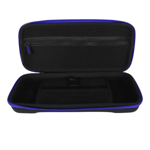 Estink Handheld Game Console Carrying Case EVA Nylon Shockproof Storage Bag 31 X 14 X 6cm for Ally 7 Inch 120Hz Gaming Handheld Travel Camping Daily Use (Blue) - color: Blue