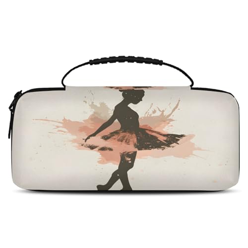 Adornori Dance Ballet Carry Case Compatible with Nintendo Switch 2, with 20 Games Cartridges, Ballerina Portable Travel Carrying Case Pouch for Accessories & Games - color: Multicolor 18