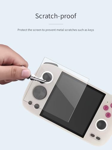 Screen Protector for Anbernic RG Cube Handheld Game Console,Tempered Glass Film Anti-Scratch High Touch Sensitivity