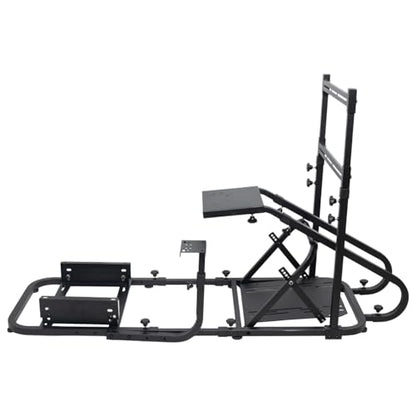 ciwucseat Racing Simulator Cockpit with Monitor Mount, Sim Racing Cockpit, Racing Wheel Stand Compatible with Fanatec, Thrustmaster, Logitech, Moza Racing Games on PS5, PS4, Xbox and PC - color: Cockpit