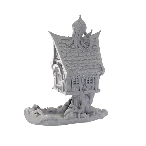 Baba Yaga Dice Tower - Fantasy Gaming Accessory for Board Games, D&D & Tabletop RPGs (Paintable)