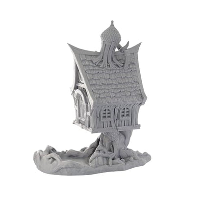 Baba Yaga Dice Tower - Fantasy Gaming Accessory for Board Games, D&D & Tabletop RPGs (Paintable)