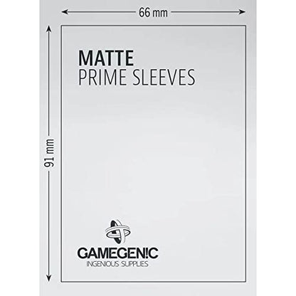 Matte Prime Sleeves: Green - color: Green, size: 66 x 91 mm