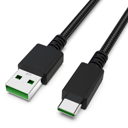 USB C Data Charging Cable Cord Compatible with Razer Wolverine V2 Pro Chroma/BlackWidow V3 Pro/Deathstalker V2 Pro, Ducky One 2 Mini/One 2 Pro Mini Mechanical Keyboard