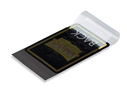 Dragon Shield - Standard Perfect Fit Sealable Sleeves (100 Sleeves) - Smoke - color: Sealable Inner Smoke, size: Standard Size