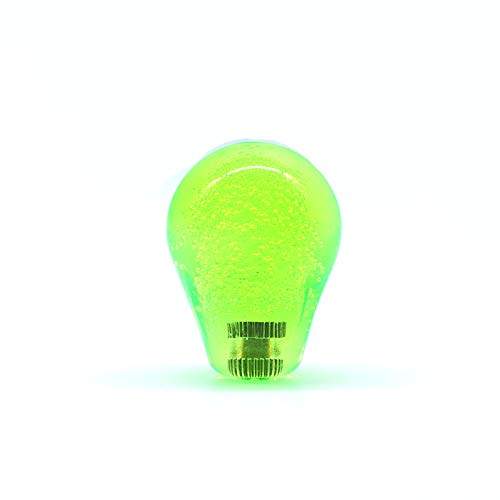Arcity Arcade Joystick Bat Oval Top Handle Knob American Type Replacement Crystal Green Big Head for ZIPPY SANWA SEIMITSU Arcade1up Fight Stick Machine Console Cabinet New - color: Crystal Green Big