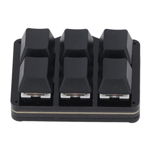 6 Key Mechanical Gaming Keyboard, NonConflict NKRO One Handed Macro Keypad, Macro Pad with Programmable Keys for PC Gaming OSU CSGO