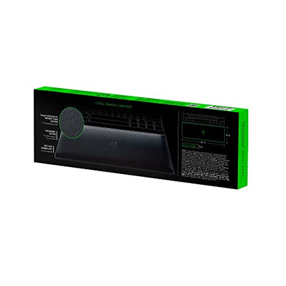 Razer Ergonomic Wrist Rest for Mini Keyboards: Plush Leatherette Memory Foam Cushion - Anti-Slip Rubber Feet - size: Mini Keyboard, style: Memory Foam
