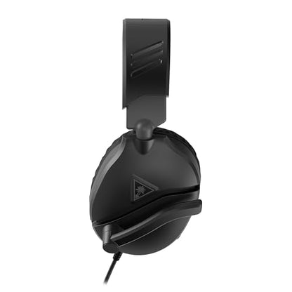 Turtle Beach Recon 70 Wired Multiplatform Gaming Headset for PC, PS5, Xbox | Xbox Series X|S, Xbox One, PlayStation, PC Splitter Cable, Flip-to-Mute Mic, 40mm Speakers, Lightweight, Soft Earpads, Black