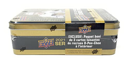 Upper Deck 2021-22 Series 2 Hockey Cards Collector's Tin