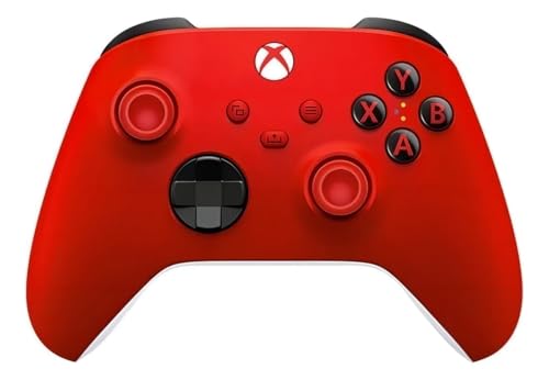 Xbox Wireless Gaming Controller (2025) – Pulse Red – Play on Xbox, Windows, Android, iOS, FireTV Sticks, Smart TVs, VR Headsets (Renewed)