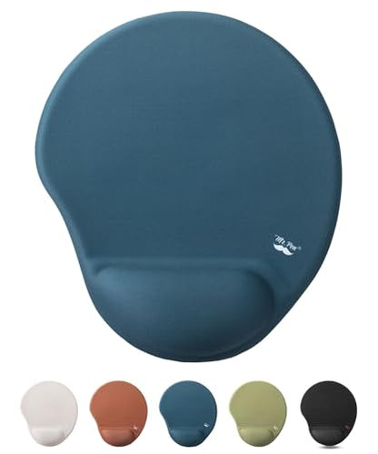 Mr. Pen- Ergonomic Mouse Pad with Wrist Rest | Breathable Fabric with Memory Foam Cushion, Non-Slip Rubber Base, Gel Mouse Pad with Wrist Support - color: Navy Blue