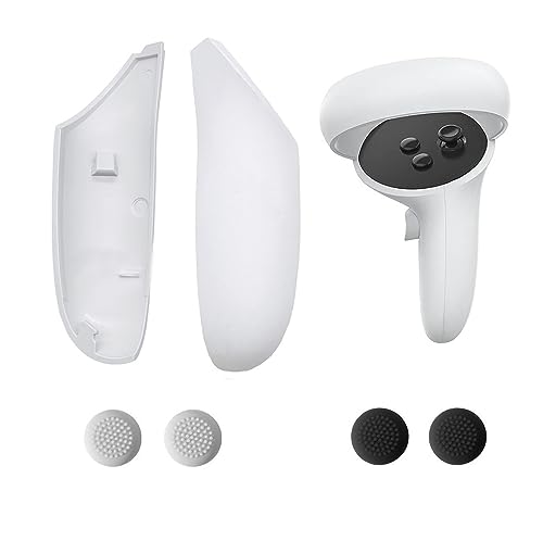 Right Battery Cover for Oculus Quest 2 Controller VR Accessories Replacement Parts Charging Cover for Meta Quest 2 Controller Handle Grips