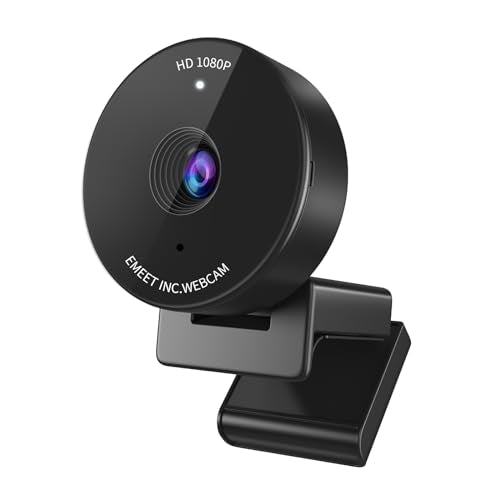 EMEET C950 1080P Webcam - USB Webcam with Microphone & Physical Privacy Cover, Auto Light Correction, Fixed Focus, USB Plug & Play, Ultra Web Cam w/ 70°View for Meeting/Online Classes/Zoom/YouTube - style: 1080P Ultimate Cost Effective
