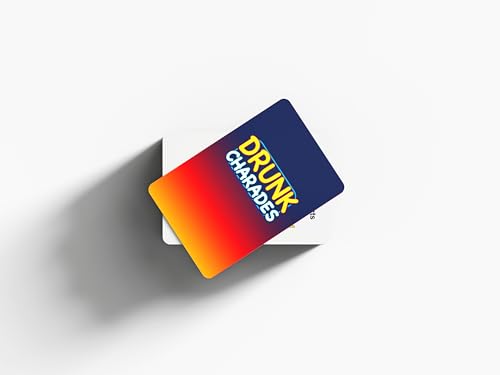 Drunk Charades – Hilarious Adult Drinking Game for Parties - Fun Word Guessing Game for Adults, Perfect for Game Nights, Birthdays, and Get-Togethers