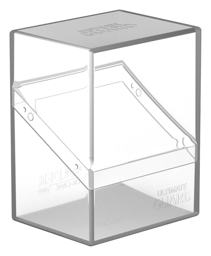 Ultimate Guard Boulder 80+ Classic, Deck Case for 80 Double-Sleeved TCG Cards, Clear, Secure & Durable Storage for Trading Card Games - color: Clear, size: 80+