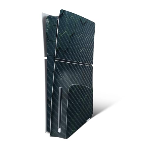 MightySkins Carbon Fiber Skin for PS5 PlayStation 5 Slim Disc Edition Console Only - Acid Hex Protective, Durable Textured Carbon Fiber Finish Easy to Apply Made in The USA - color: Acid Hex, size: PS5 Slim Disc Edition Console Only