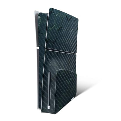 MightySkins Carbon Fiber Skin for PS5 PlayStation 5 Slim Disc Edition Console Only - Acid Hex Protective, Durable Textured Carbon Fiber Finish Easy to Apply Made in The USA - color: Acid Hex, size: PS5 Slim Disc Edition Console Only