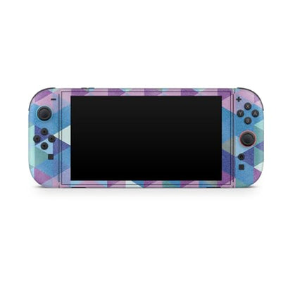 Glossy Glitter Gaming Skin Compatible with Nintendo Switch 2 Console Only - Purple Kaleidoscope - Premium 3M Vinyl Protective Wrap Decal Cover - Easy to Apply | Crafted in The USA by MightySkins - color: Purple Kaleidoscope, size: Switch 2 Console Skin On
