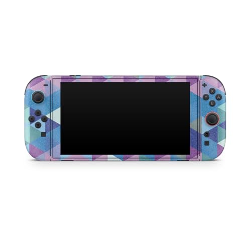 Glossy Glitter Gaming Skin Compatible with Nintendo Switch 2 Console Only - Purple Kaleidoscope - Premium 3M Vinyl Protective Wrap Decal Cover - Easy to Apply | Crafted in The USA by MightySkins - color: Purple Kaleidoscope, size: Switch 2 Console Skin On