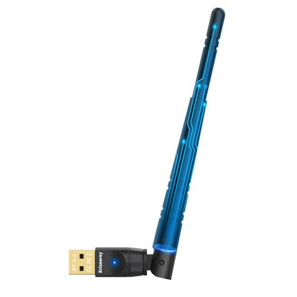 Long Range Upgraded Bluetooth 5.4 Adapter for PC, 5dBi High Gain Wireless USB Dongle for Windows 11/10/8.1/7 Laptop Linux Desktop, Plug & Pair Keyboard Mice Headphone Speaker Game Controller - size: Small Long Range Sized