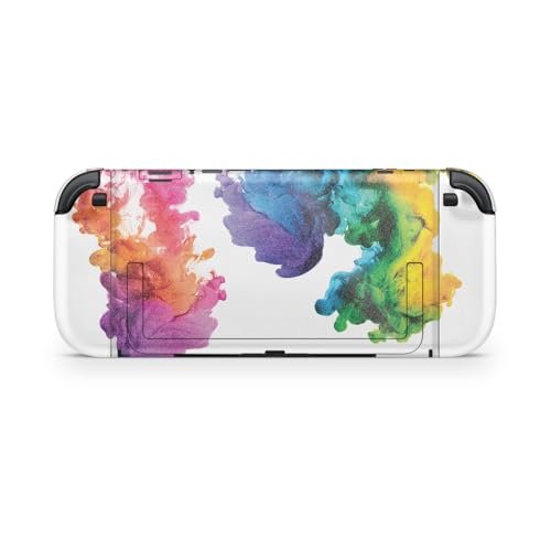 Glossy Glitter Gaming Skin Compatible with Nintendo Switch 2 Console Only - Aqua Paint - Premium 3M Vinyl Protective Wrap Decal Cover - Easy to Apply | Crafted in The USA by MightySkins - color: Aqua Paint, size: Switch 2 Console Skin Only, style: Glossy