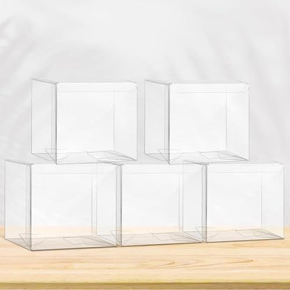 10 Pack Clear PKMN ETB Protector Case, PKMN Elite Trainer Box Protector, PET Plastic Display Box Protector for Collectors Gifts Elite Trainer Boxes - 0.5mm Thick (Pack of 10) - size: 10 Pack
