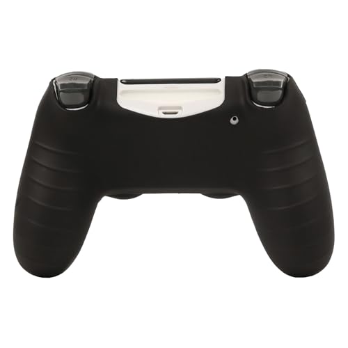 RALAN Skull HeadDesign Controller Skin Cover with 2 Thumb Grips Compatible with PS4/Playstation 4 Slim/Pro Controller - color: Skull Black White