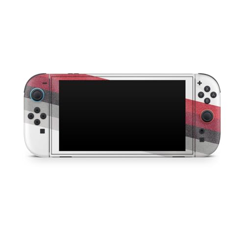 Glossy Glitter Gaming Skin Compatible with Nintendo Switch 2 Console Only - Slant Stripes - Premium 3M Vinyl Protective Wrap Decal Cover - Easy to Apply | Crafted in The USA by MightySkins - color: Slant Stripes, size: Switch 2 Console Skin Only, style: G