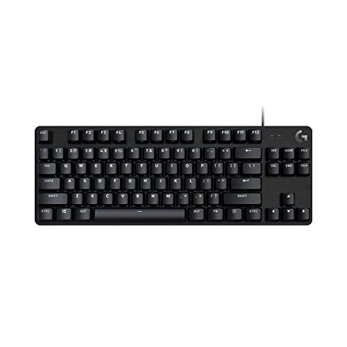 Logitech G413 TKL SE Mechanical Gaming Keyboard - Black | Tactile switches, anti-ghosting, compatible with Windows and macOS, compact design - size: TKL