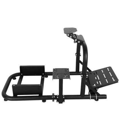 Dardoo G920 Gaming Simulator Cockpit Compatible with Logitech G27 G29 G923, for Fanatec, for Thrustmaster T300RSTXRW Base for PS4, for Xbox,for PC, Wheel Stand Without Wheel, Pedal, Handbrake and Seat