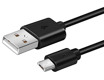 6-Ft Long USB-A to Micro USB Microusb Charger Data Cable Cord Replacement for Old Kindle & Fire Tablet (2019 & Older), PlayStation PS4 / Xbox One Controller, Old Samsung/Android, Roku- Fast Charging