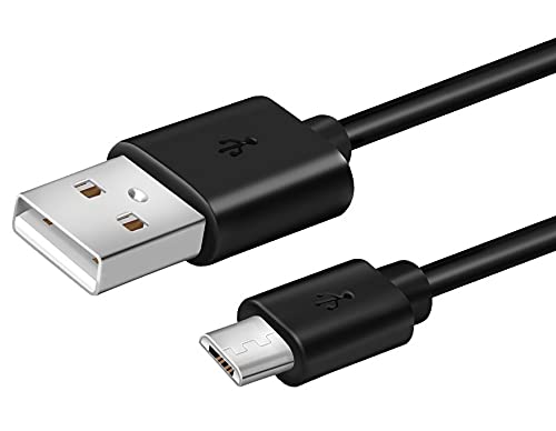 6-Ft Long USB-A to Micro USB Microusb Charger Data Cable Cord Replacement for Old Kindle & Fire Tablet (2019 & Older), PlayStation PS4 / Xbox One Controller, Old Samsung/Android, Roku- Fast Charging