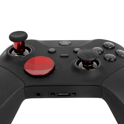13 in 1 Metal Thumbsticks for Xbox One Elite Series 2, Elite Series 2 Controller Accessory Parts, Gaming Accessory Replacement, Metal Mod 6 Swap Joystick, 4 Paddles, 2 D-Pads, 1 Tool (Plating Red) - color: Red