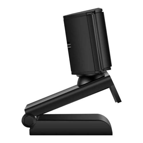 Generic HD Webcam 1080p with Built-in Microphone - 360° Rotation Pan & Tilt - Attachable Desktop Cam Perfect for Remote Work, Online Course Taking, Streaming, & Gaming, Black and Orange, ZHY1566